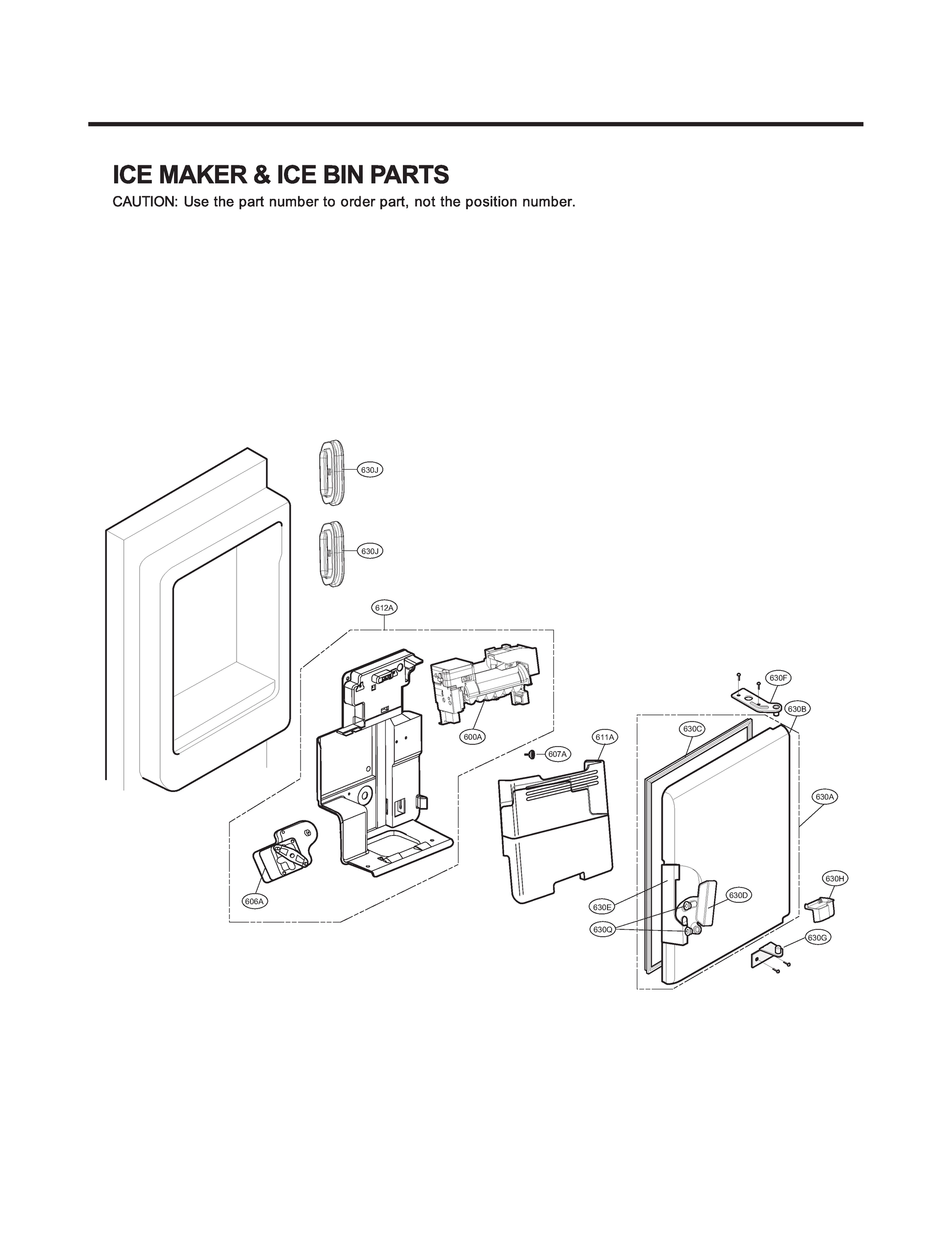 ICEMAKER & ICE BIN PARTS