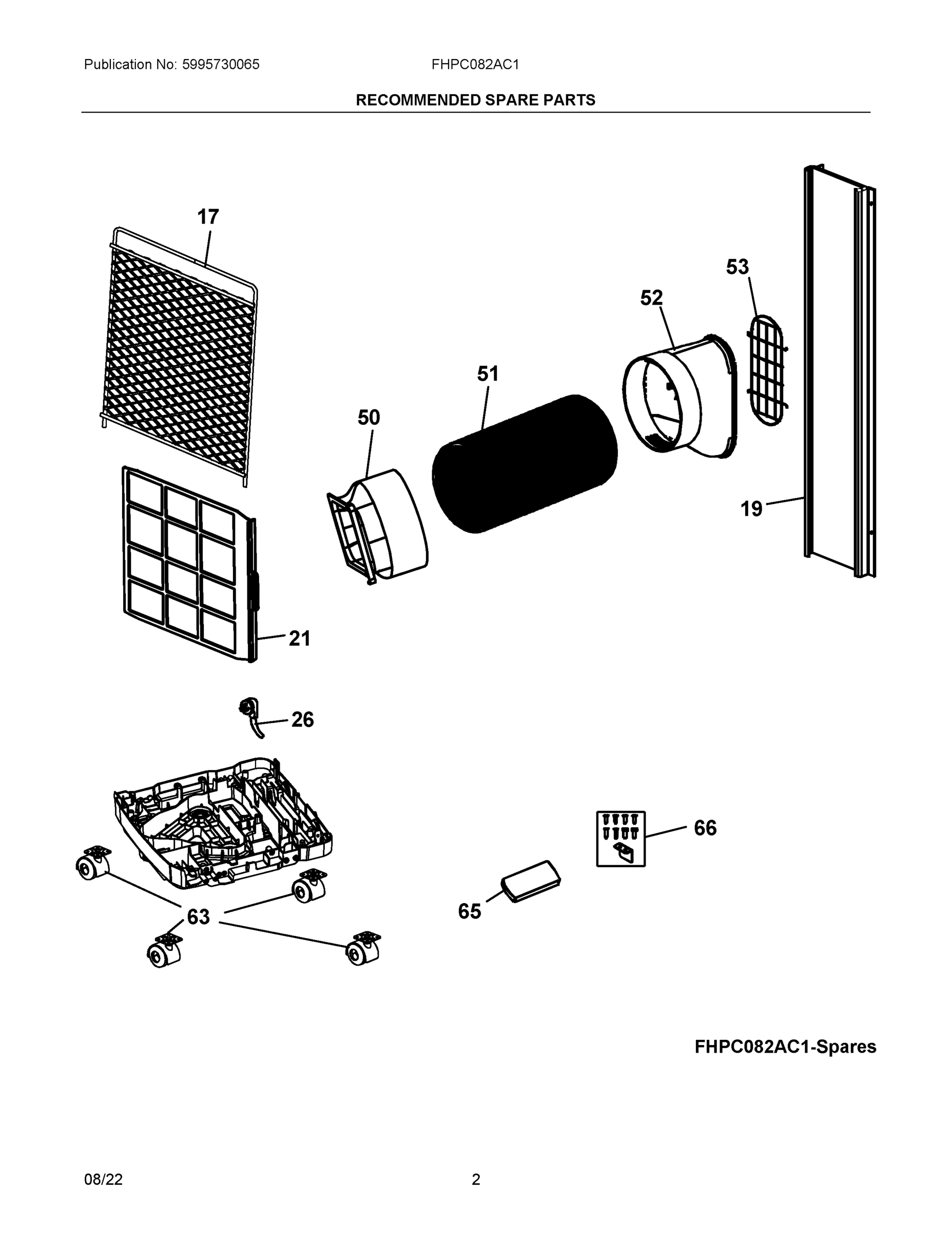 02 - RECOMMENDED SPARE PARTS