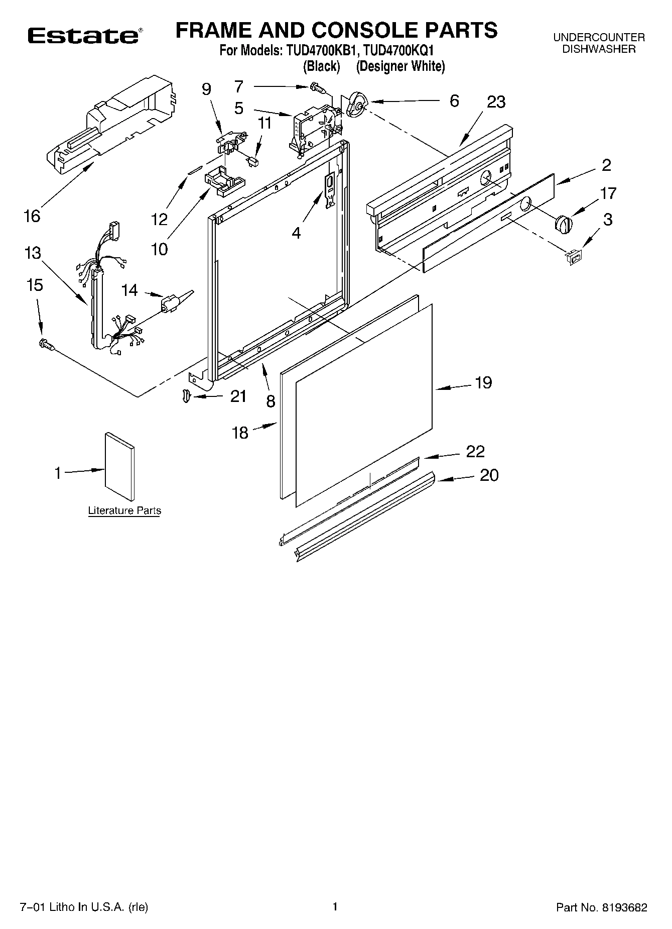 01 - FRAME & CONSOLE, LITERATURE