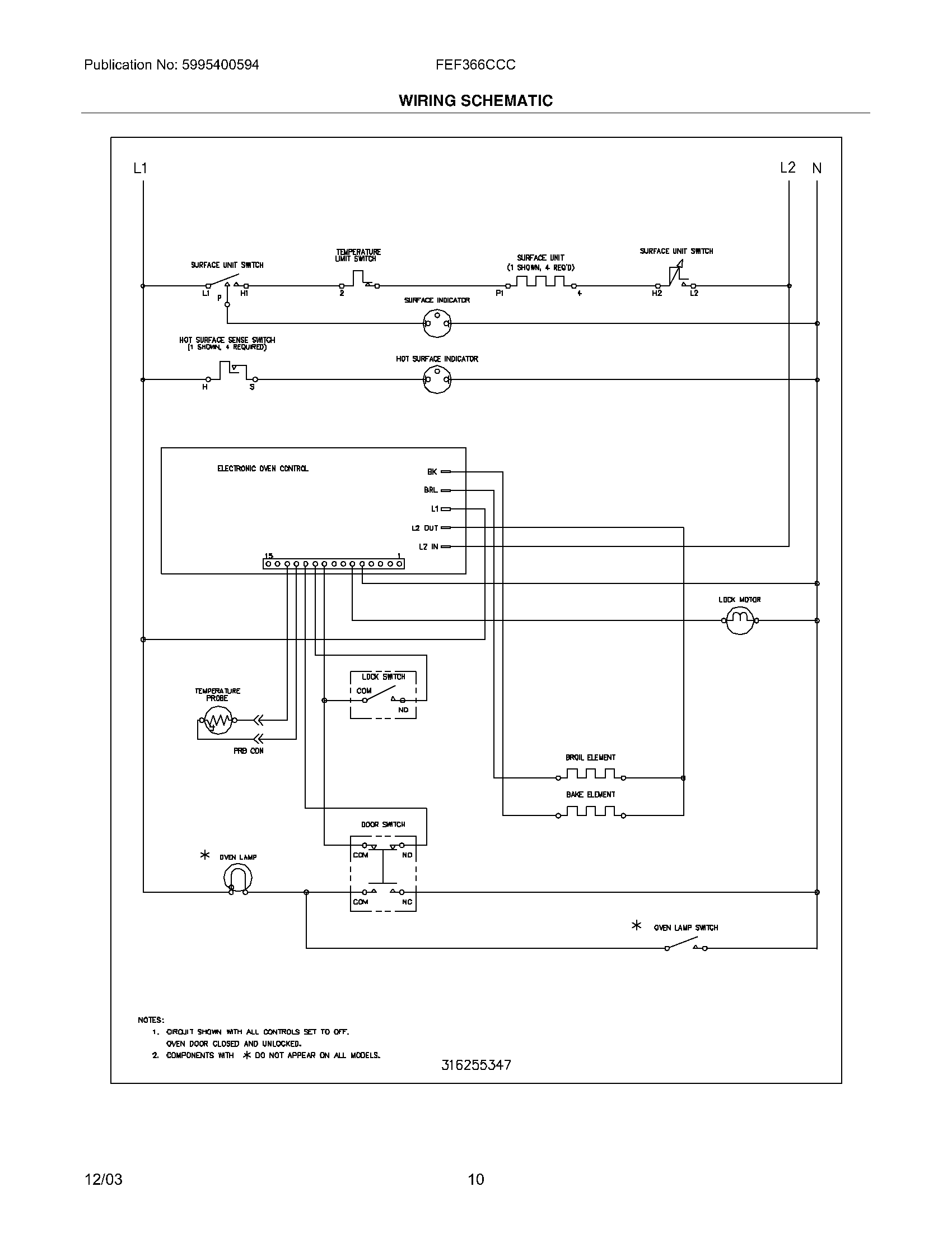 10 - WIRING SCHEMATIC