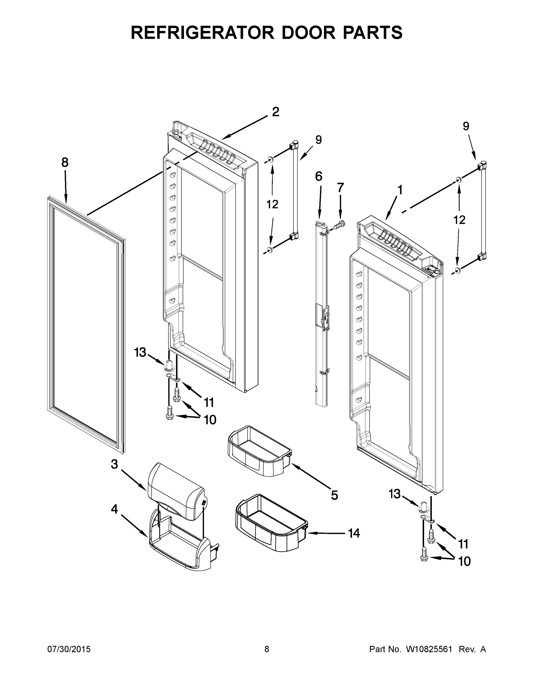 05 - REFRIGERATOR DOOR PARTS
