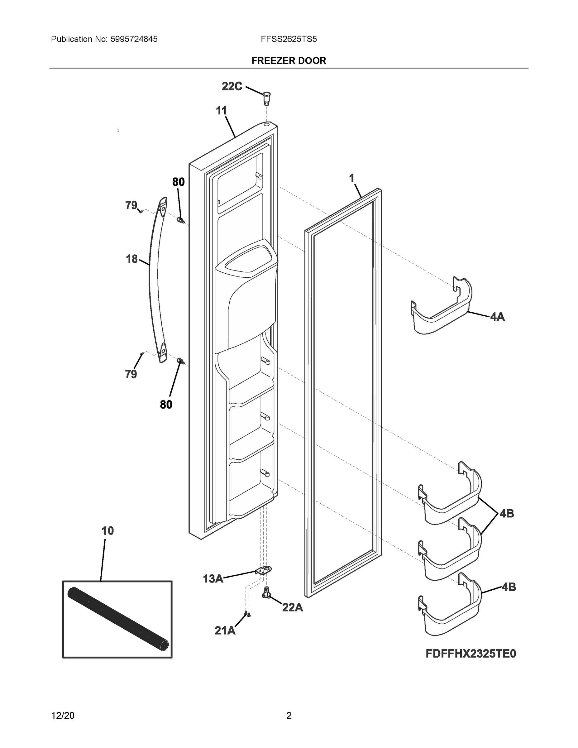 02 - FREEZER DOOR