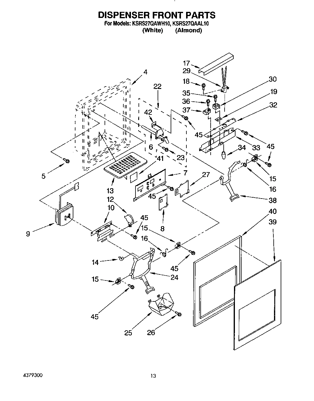 08 - DISPENSER FRONT