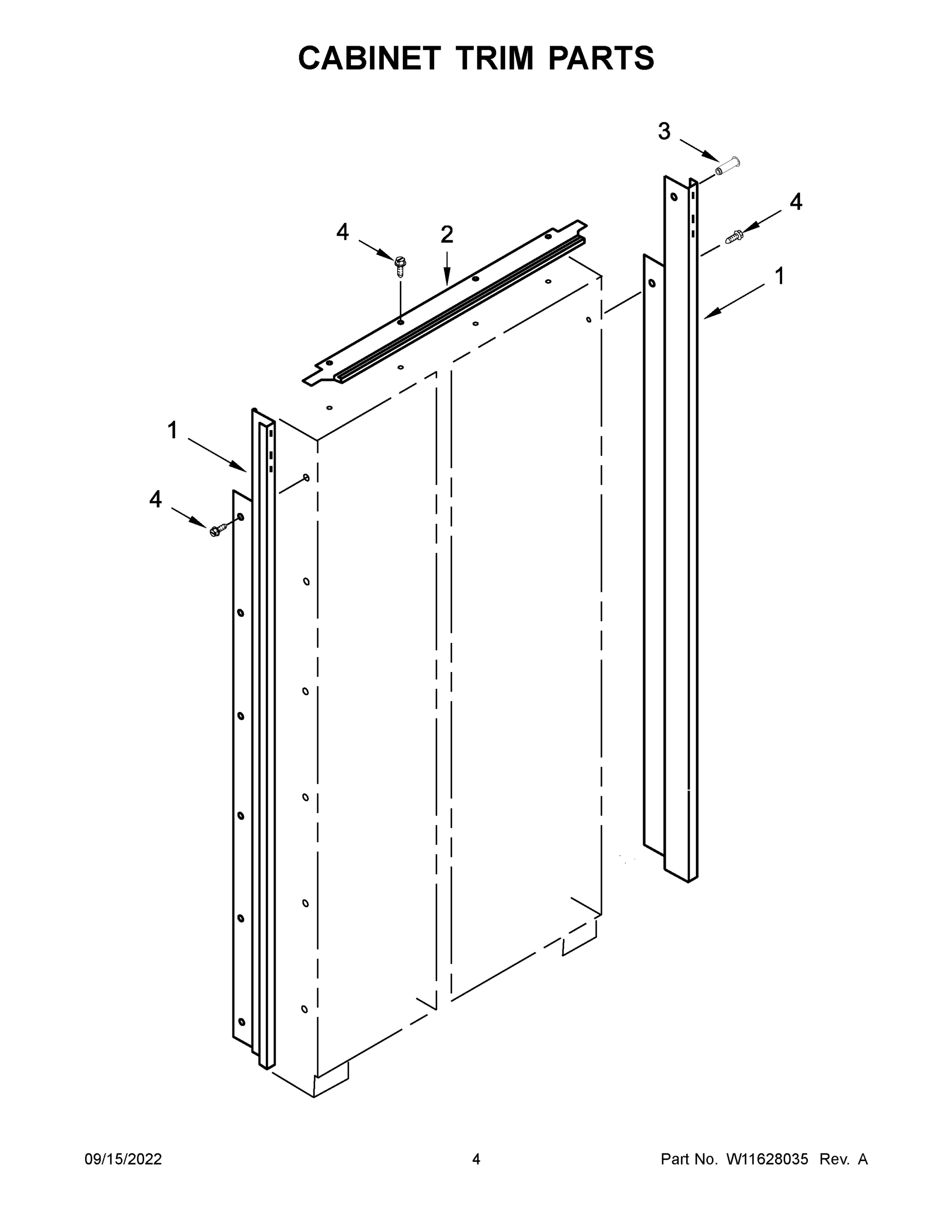 03 - CABINET TRIM PARTS