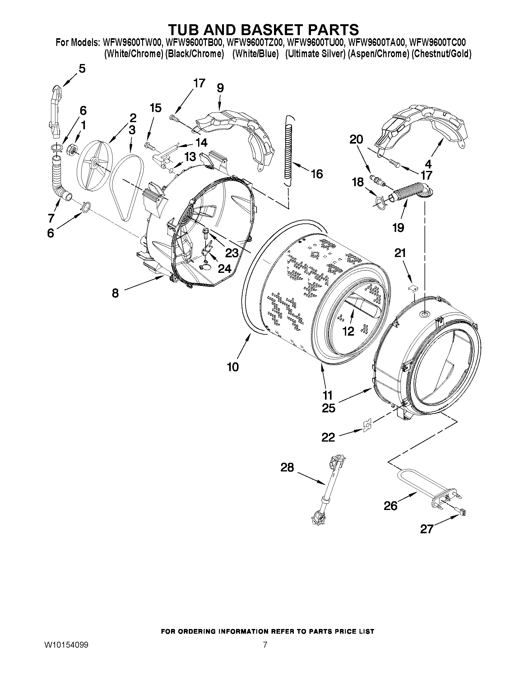 05 - TUB AND BASKET PARTS
