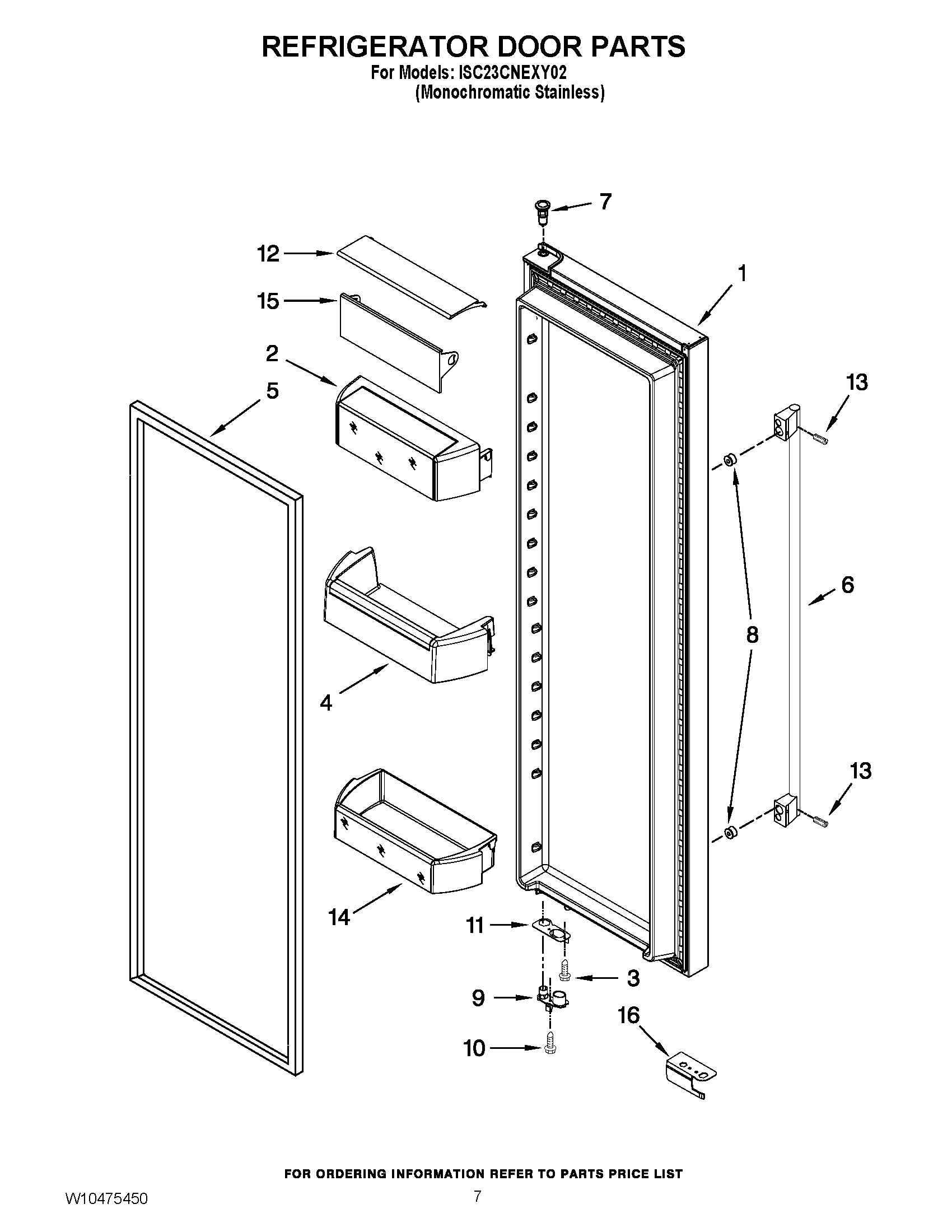 06 - REFRIGERATOR DOOR PARTS
