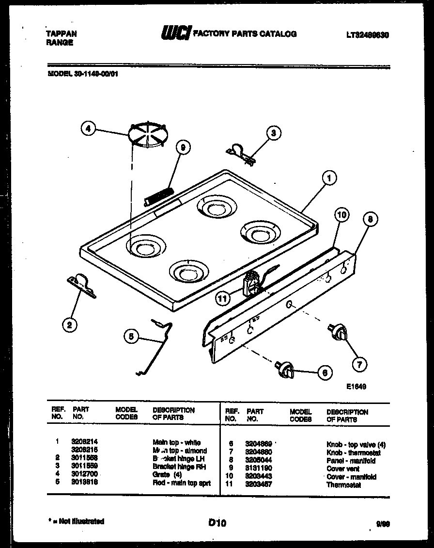 03 - COOKTOP PARTS