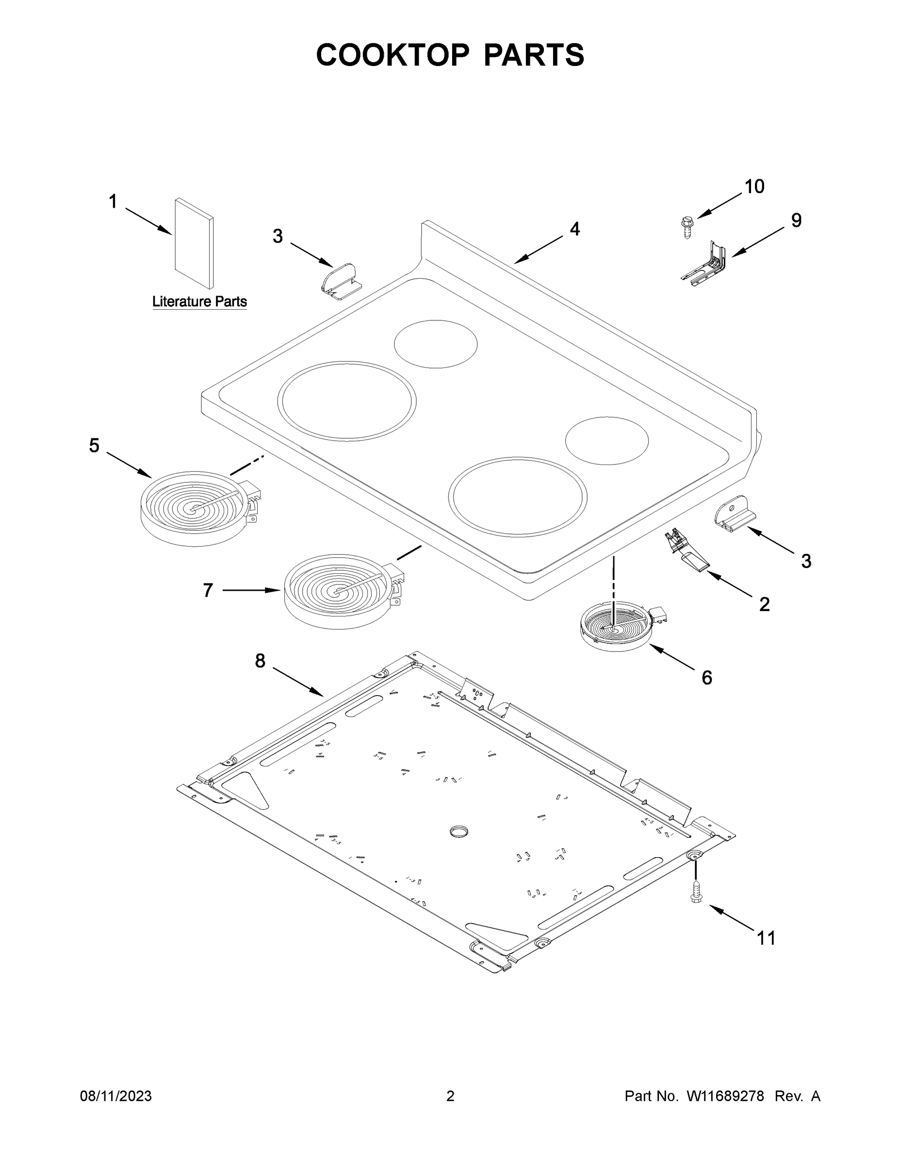 02 - COOKTOP PARTS