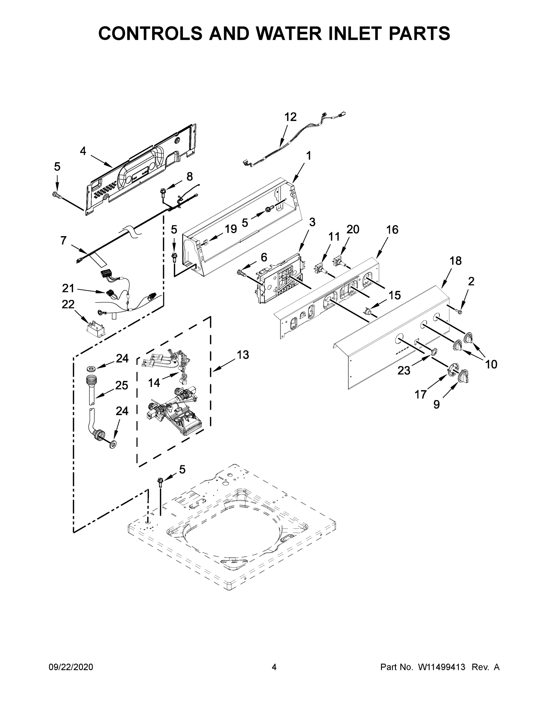 03 - CONTROLS AND WATER INLET PARTS