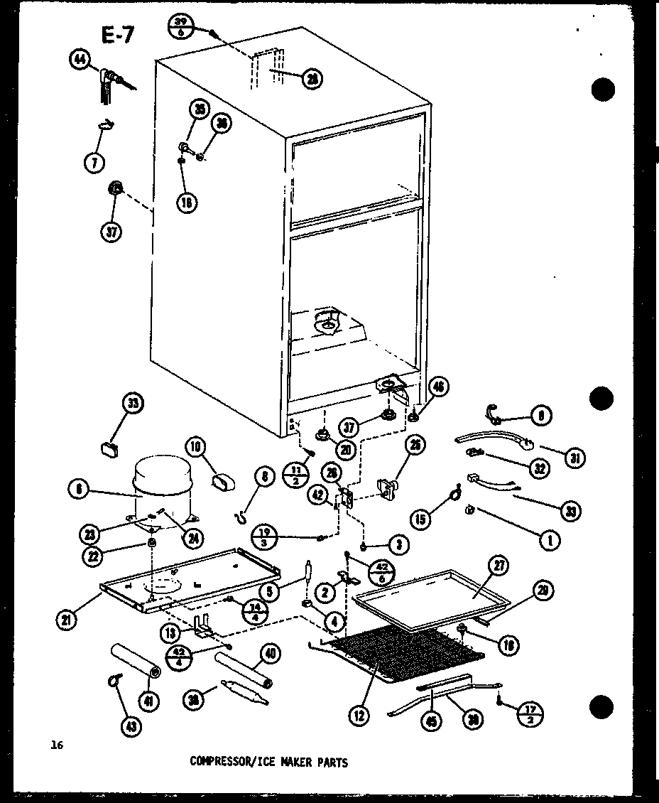 02 - COMPRESSOR/ICE MAKER PARTS
