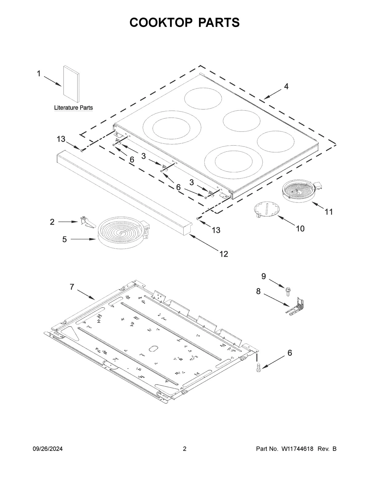 02 - COOKTOP PARTS