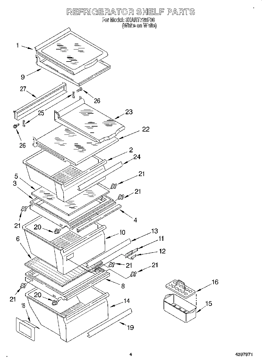 03 - REFRIGERATOR SHELF