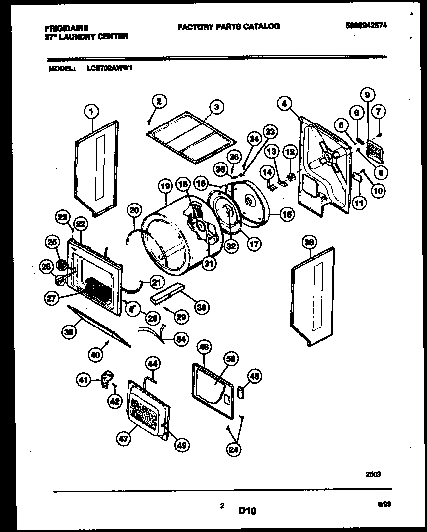 02 - CABINET AND COMPONENT PARTS