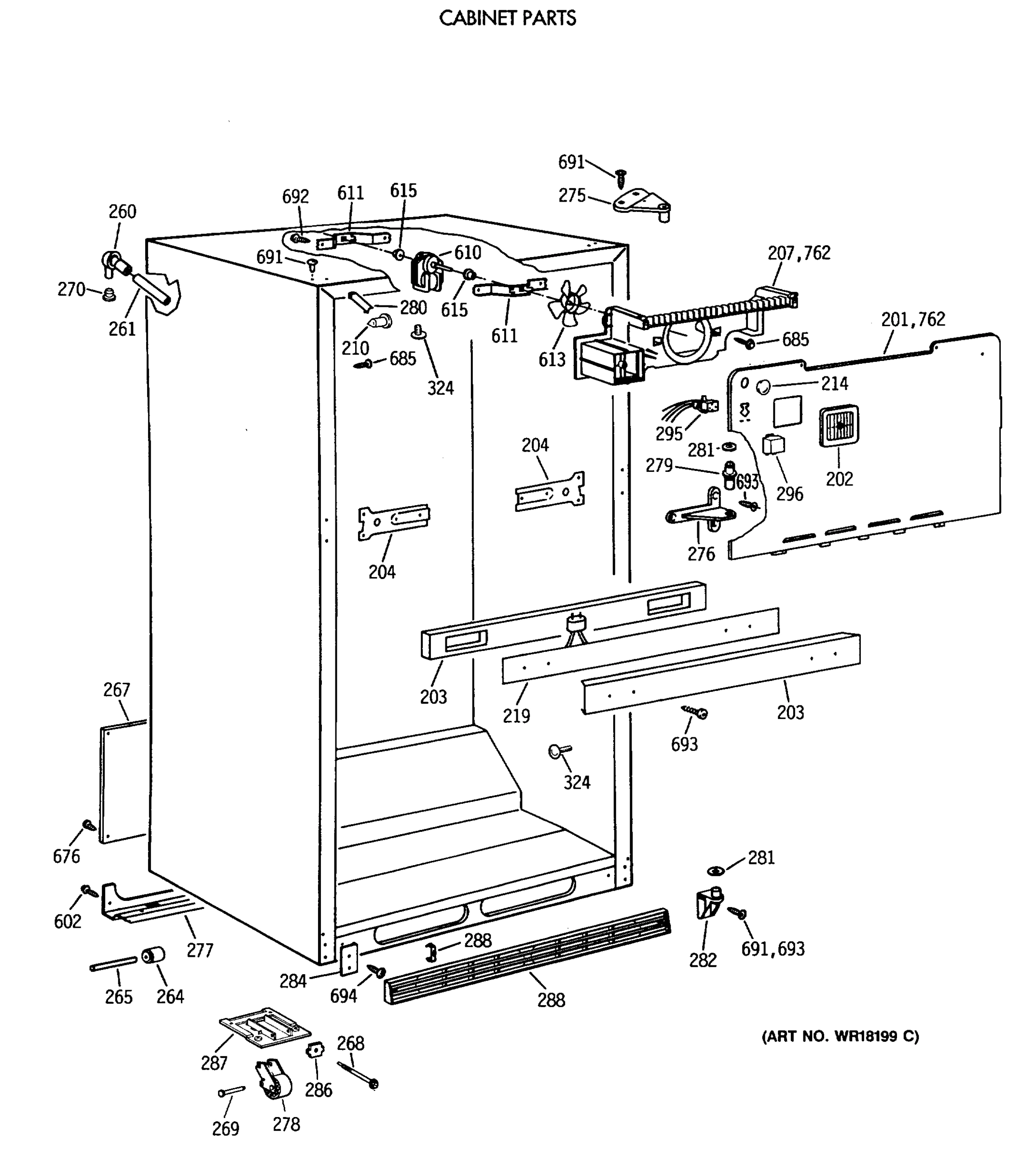 CABINET PARTS