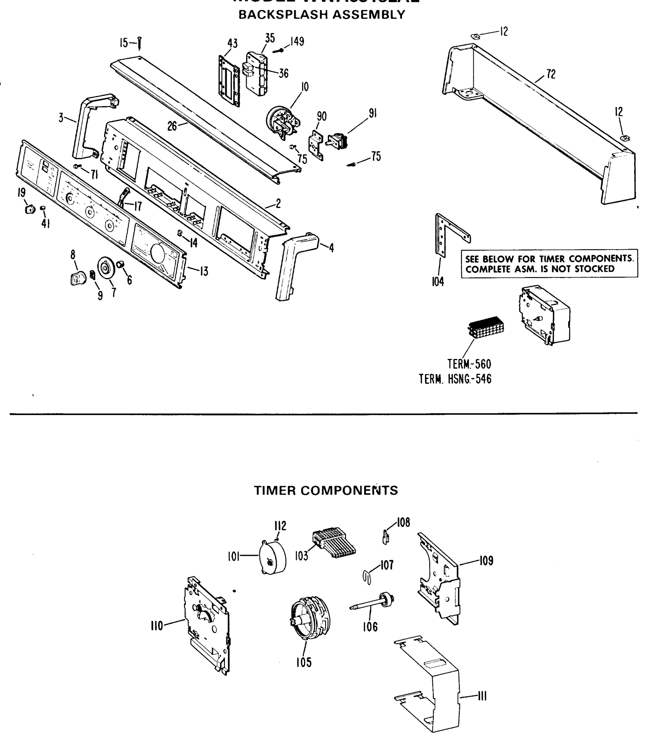 BACKSPASH ASSEMBLY