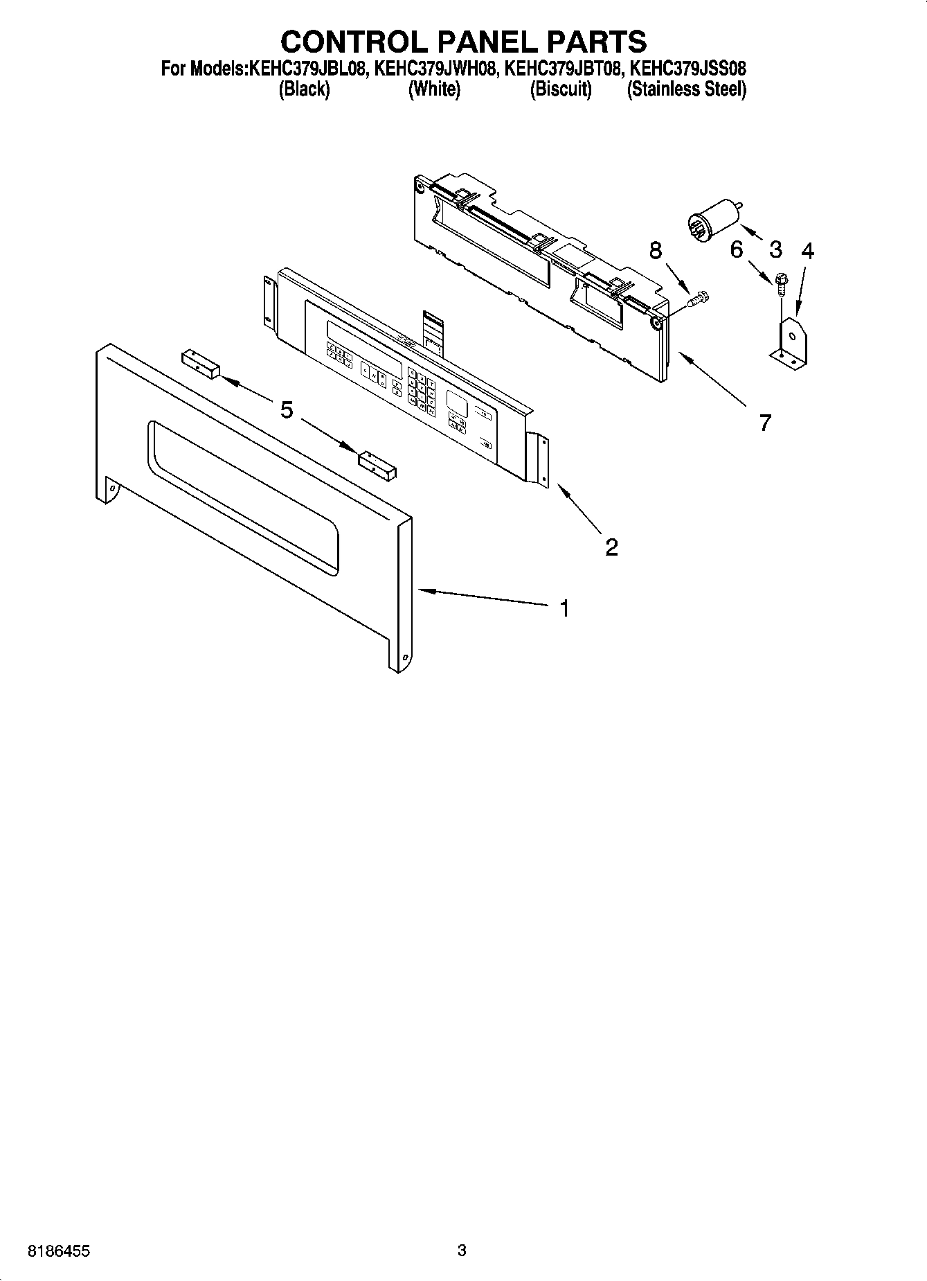 02 - CONTROL PANEL PARTS