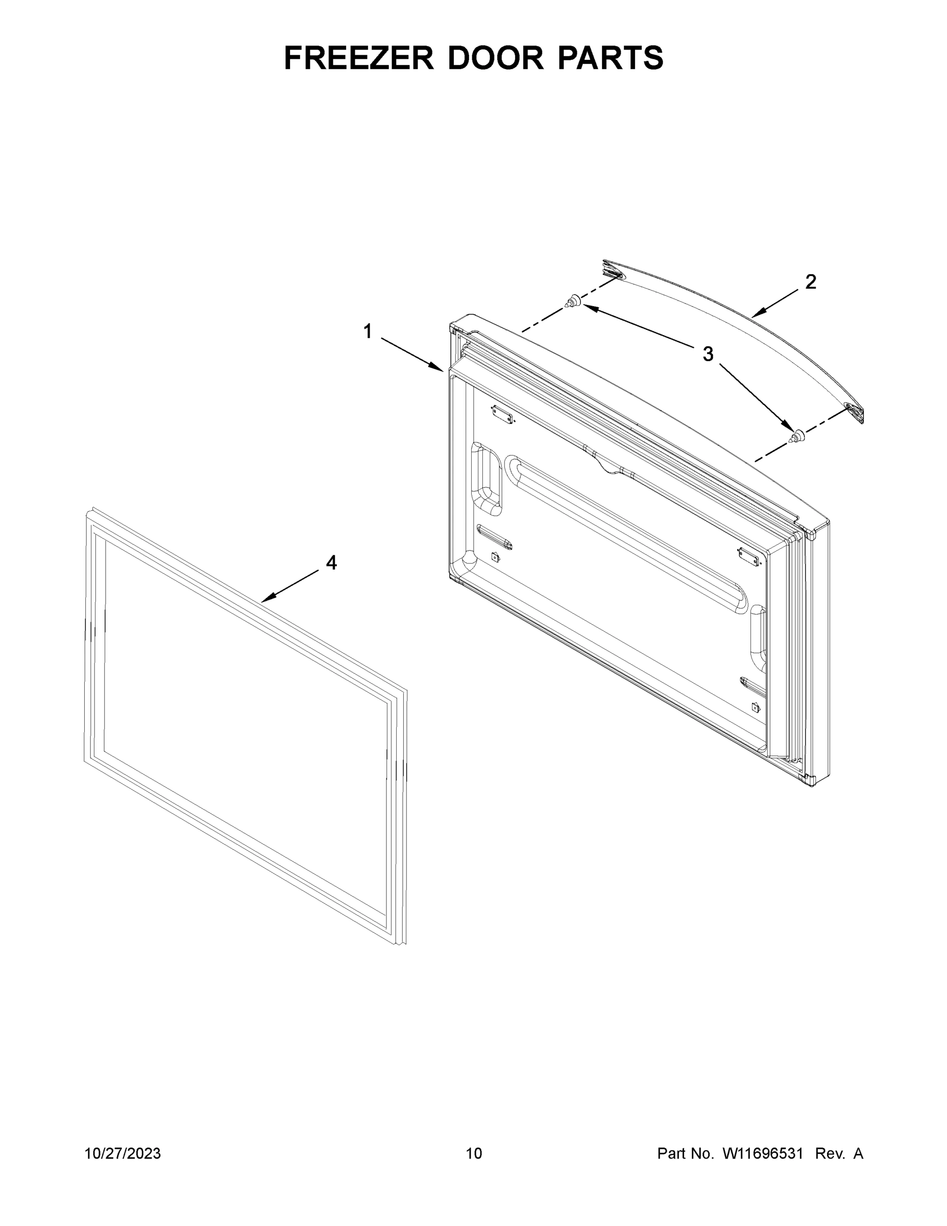 06 - FREEZER DOOR PARTS