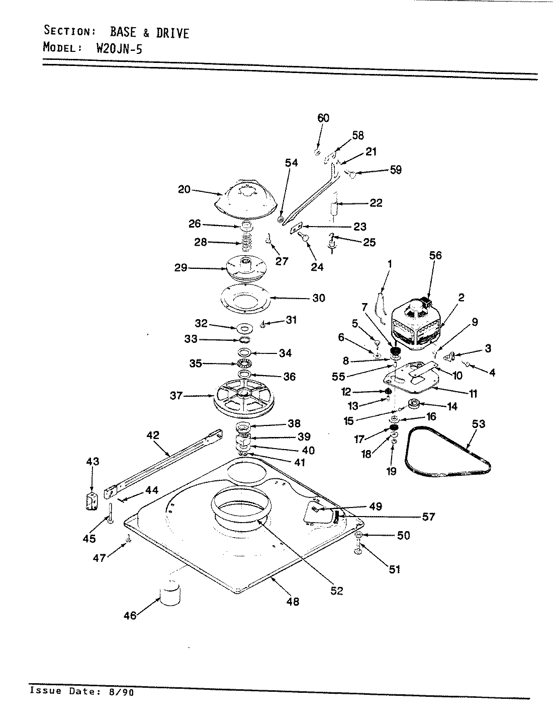 01 - BASE & DRIVE (W20JN5)(REV. E)