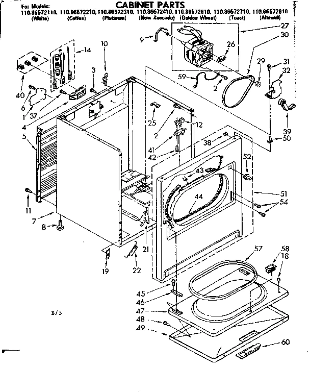 CABINET PARTS