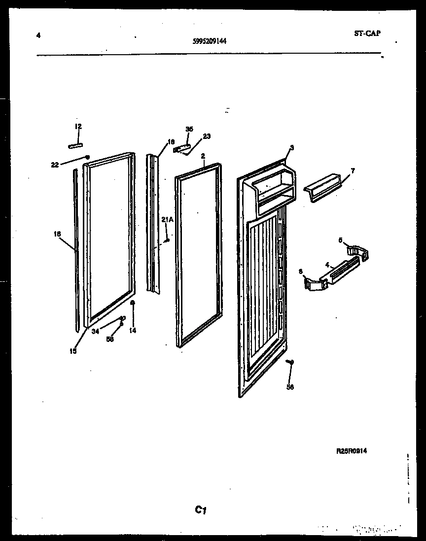 03 - REFRIGERATOR DOOR PARTS