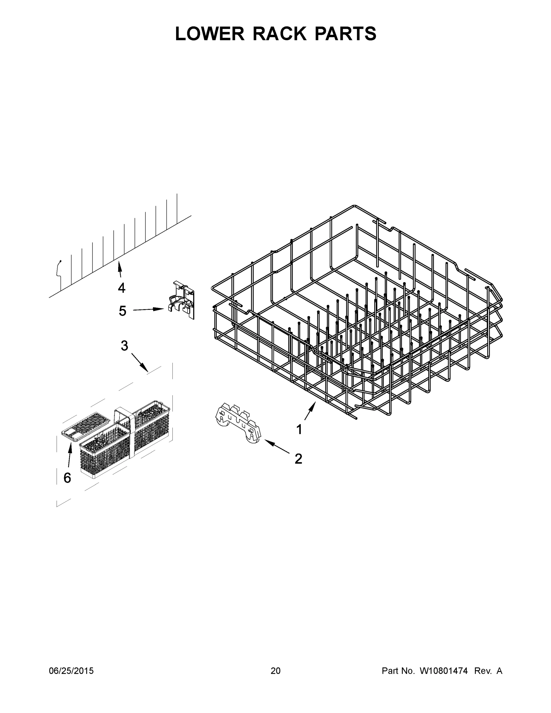 11 - LOWER RACK PARTS