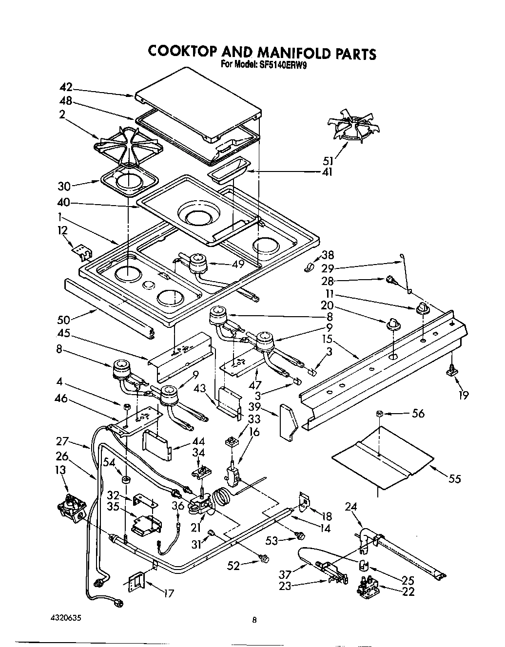 07 - COOKTOP AND MANIFOLD, LIT/OPTIONAL