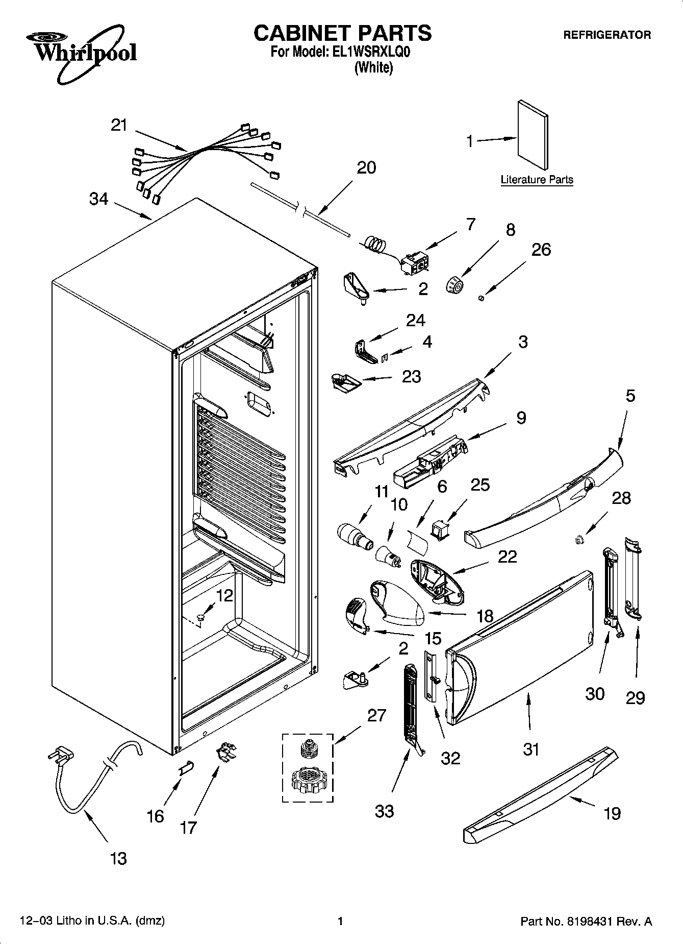 01 - CABINET PARTS