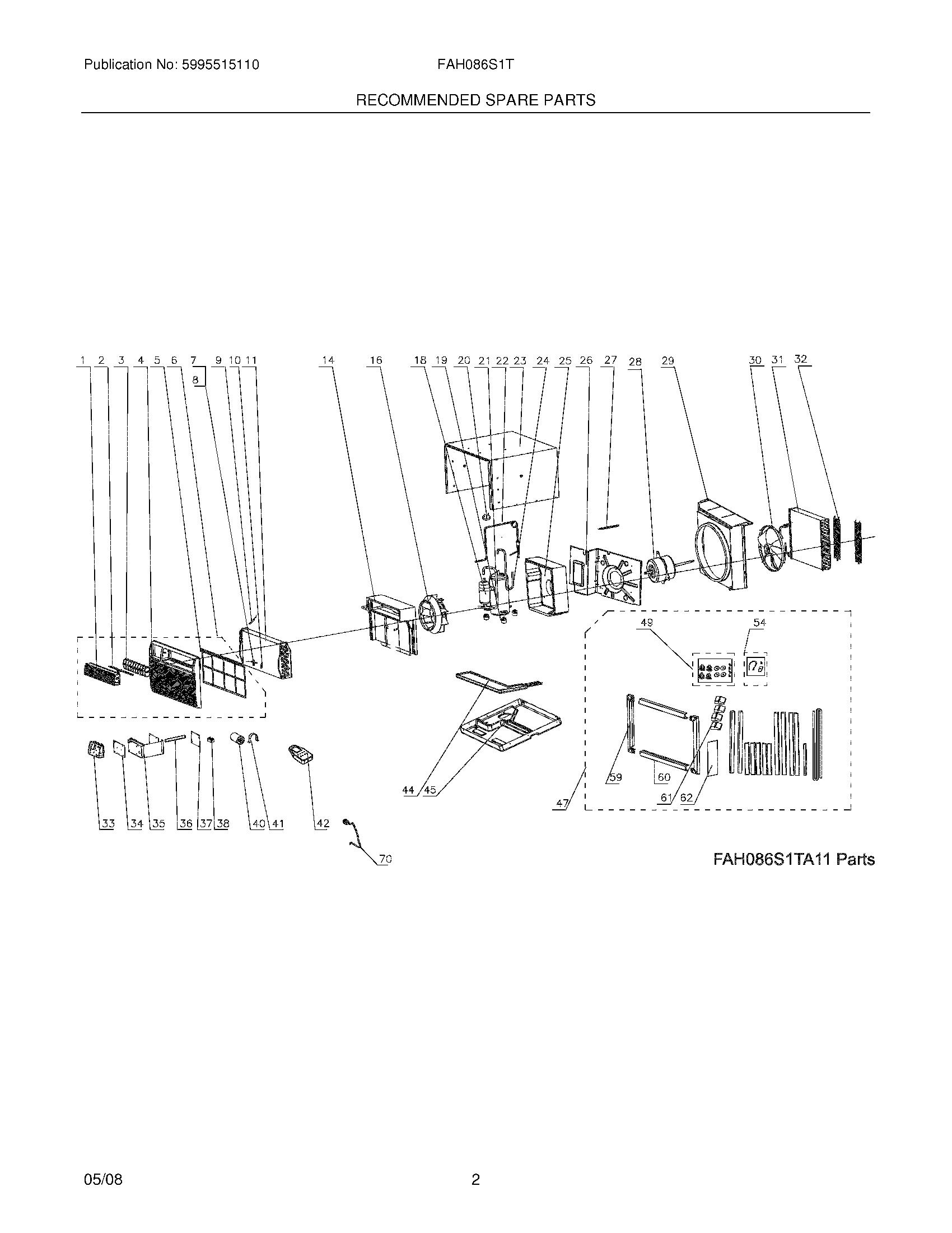 03 - RECOMMENDED SPARE PARTS