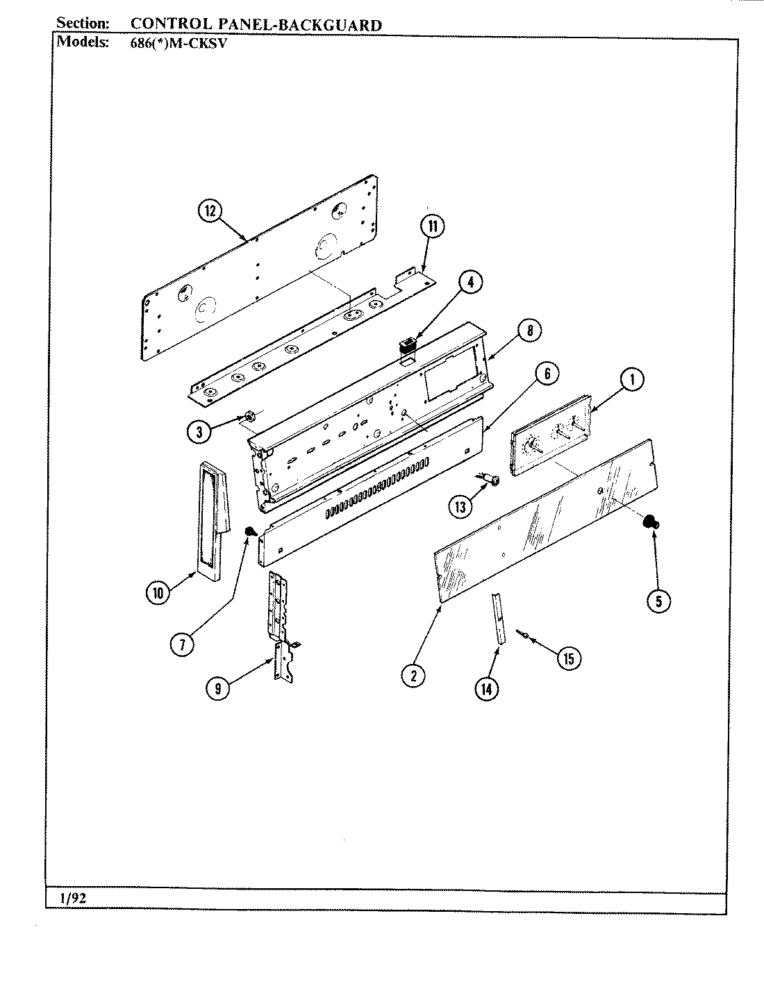 03 - CONTROL PANEL/INTERNAL CONTROLS