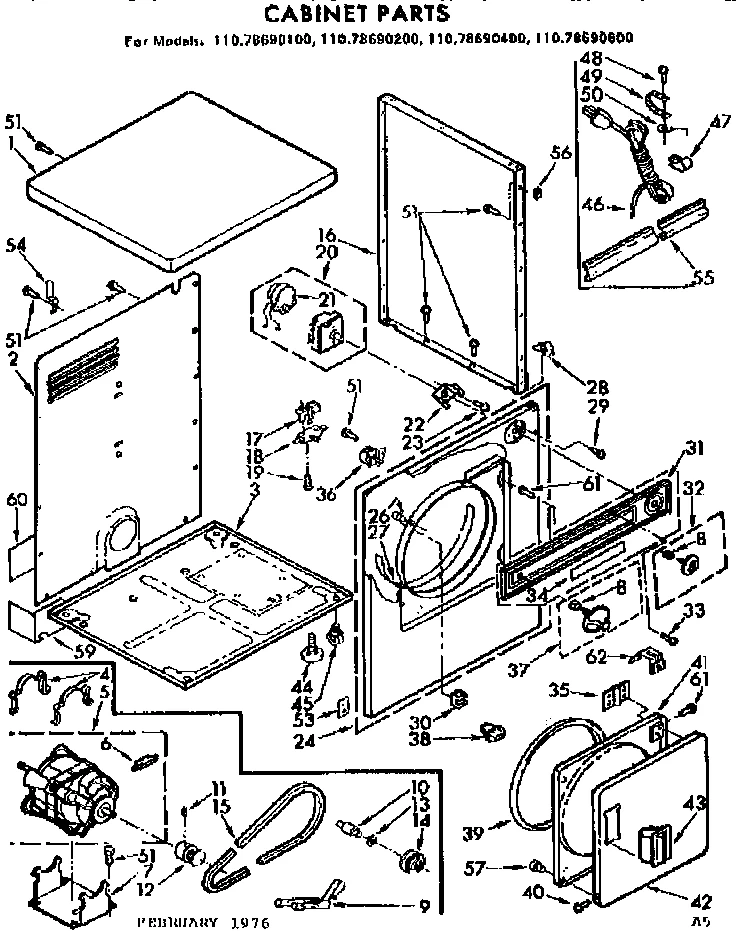 CABINET PARTS