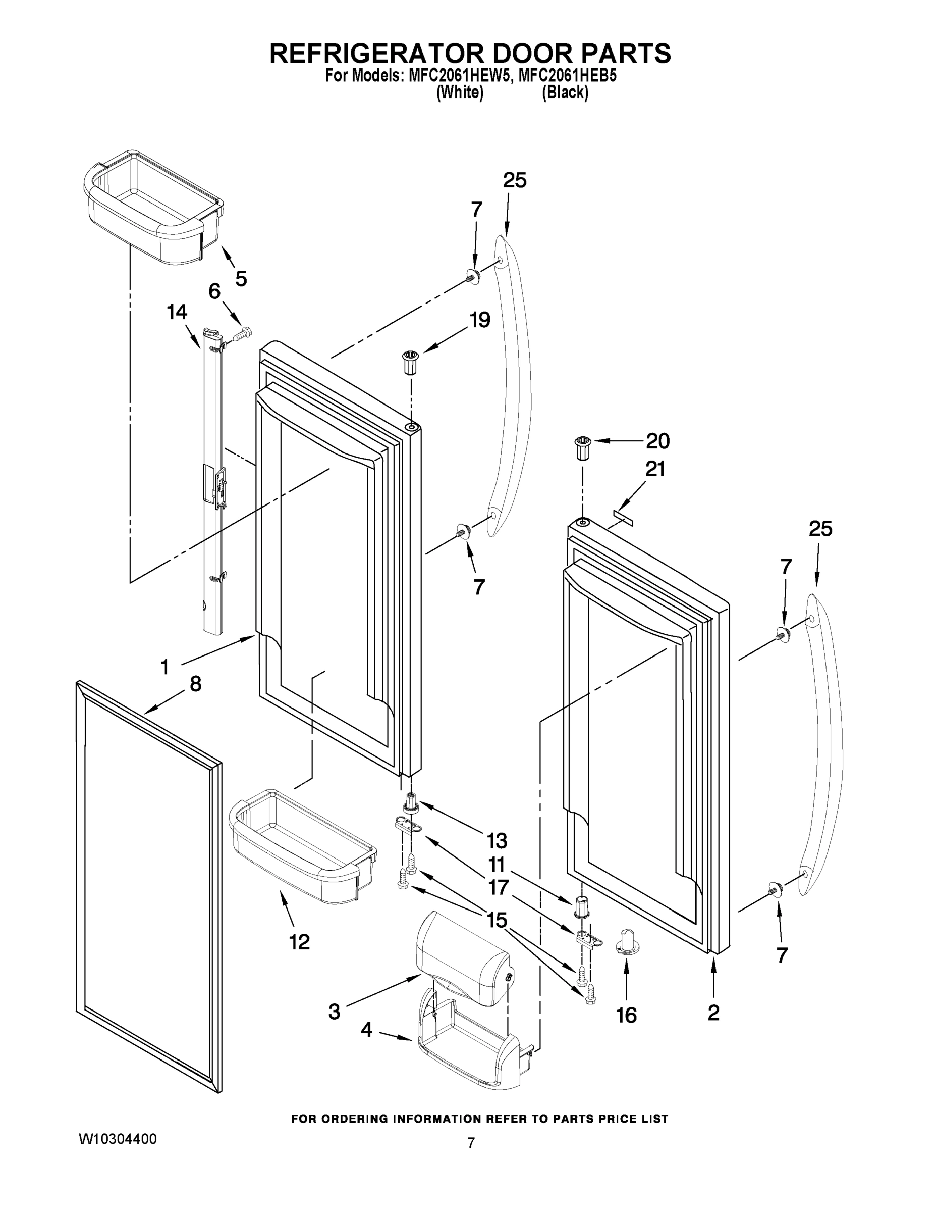 04 - REFRIGERATOR DOOR PARTS