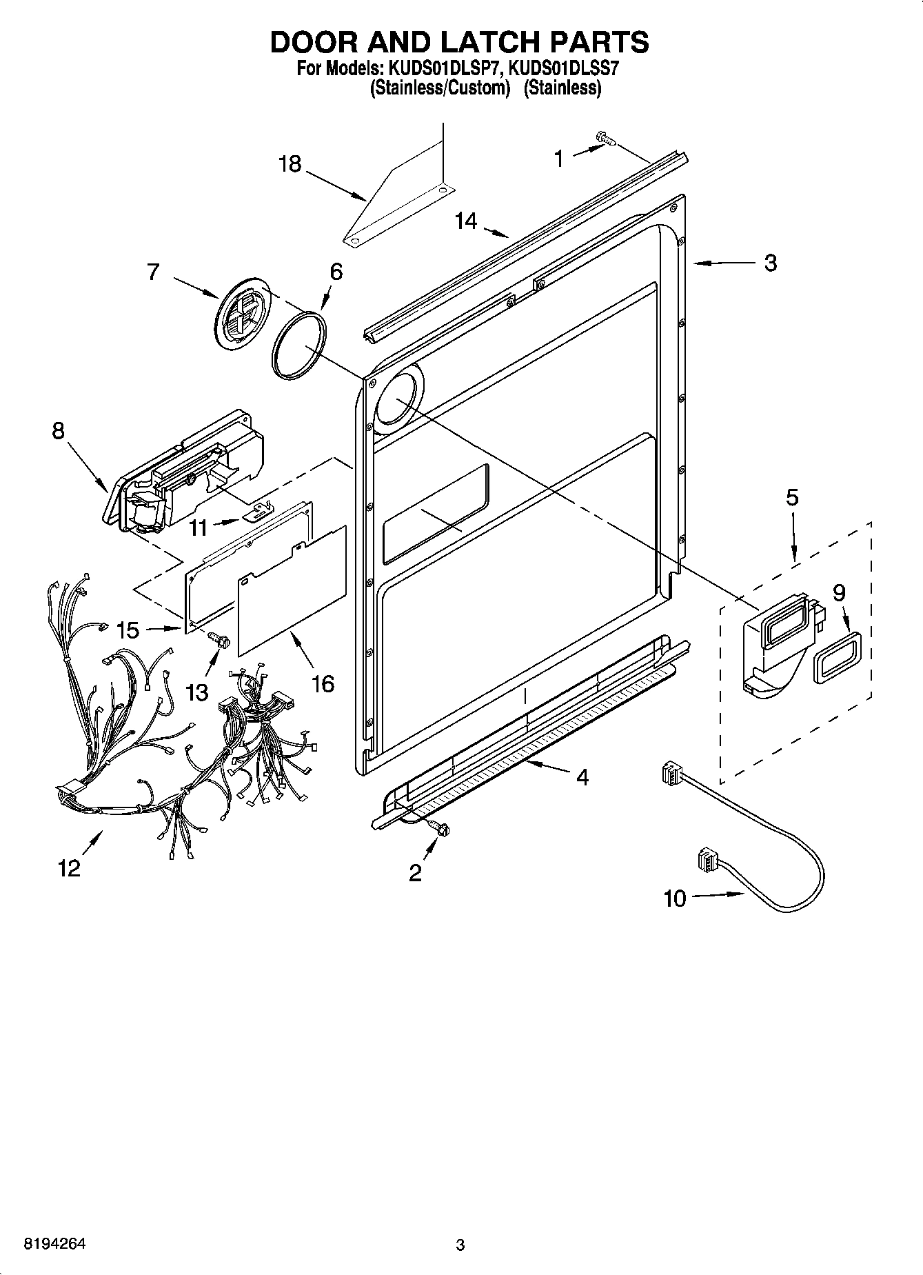 03 - DOOR AND LATCH PARTS