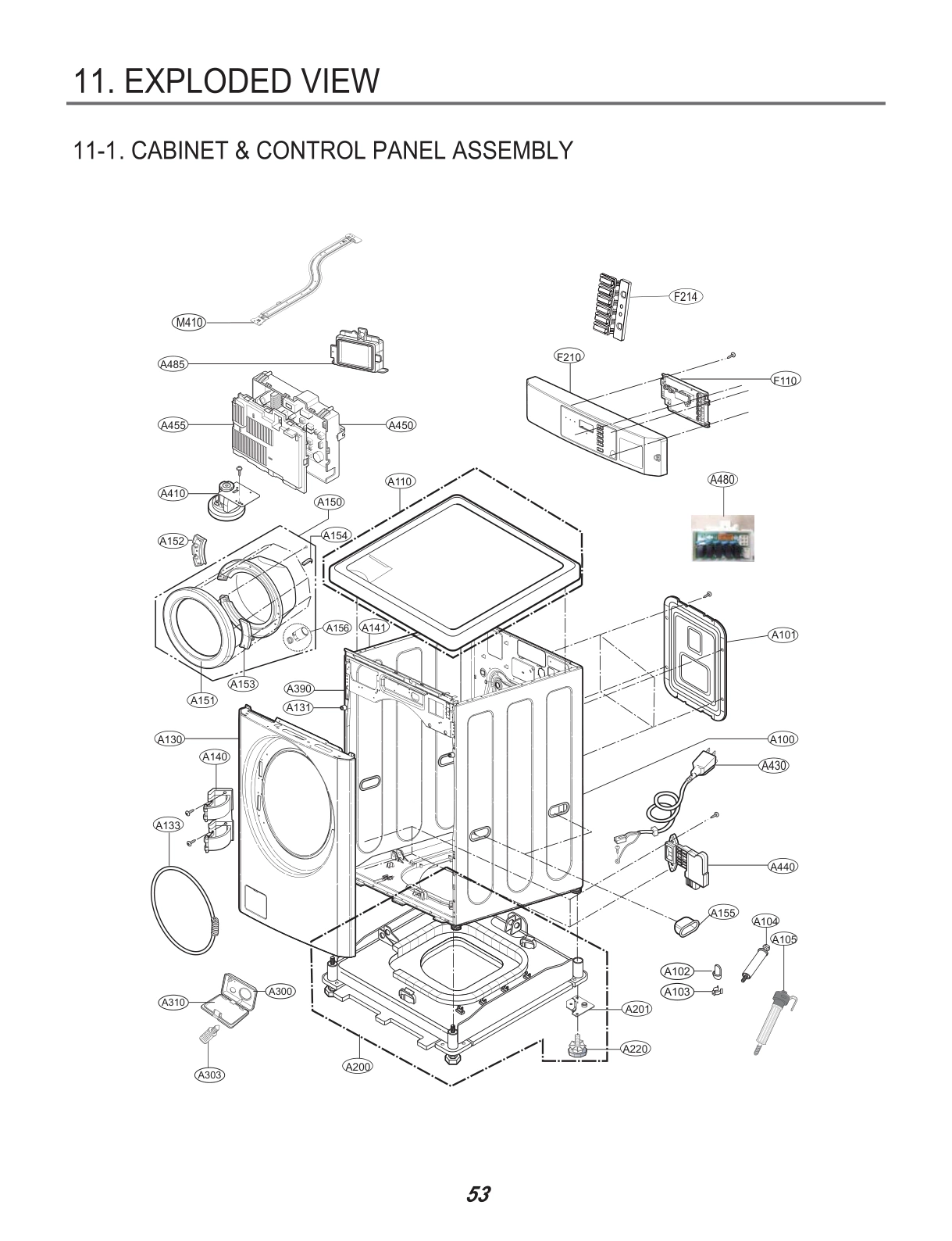 CABINET & CONTROL PANEL ASSEMBLY