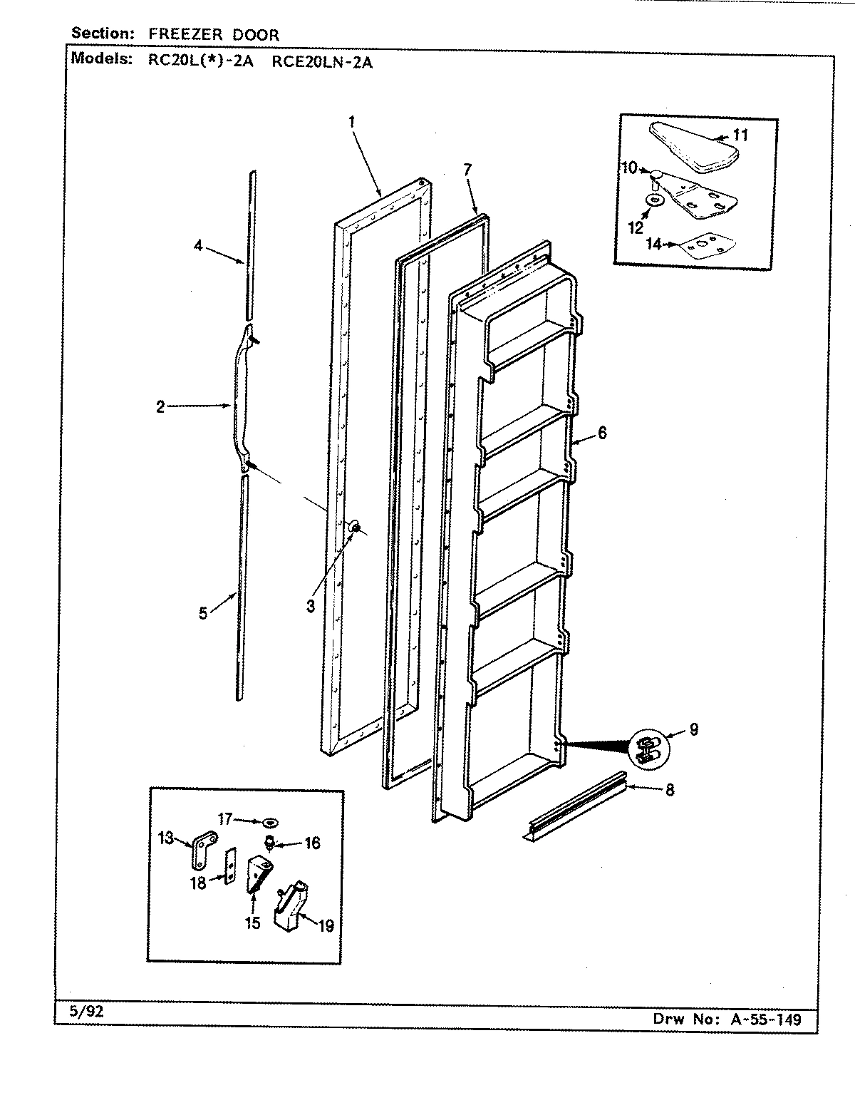 02 - FREEZER DOOR