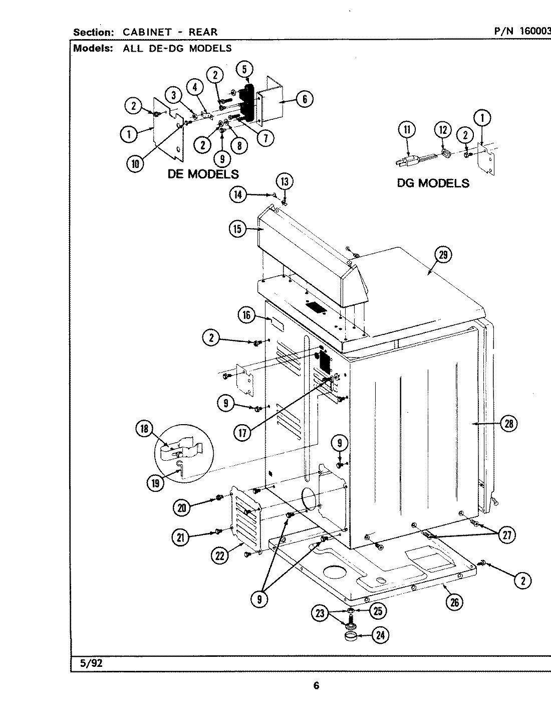 03 - CABINET-REAR (LDE7500ACE,ADE) & (LDG)