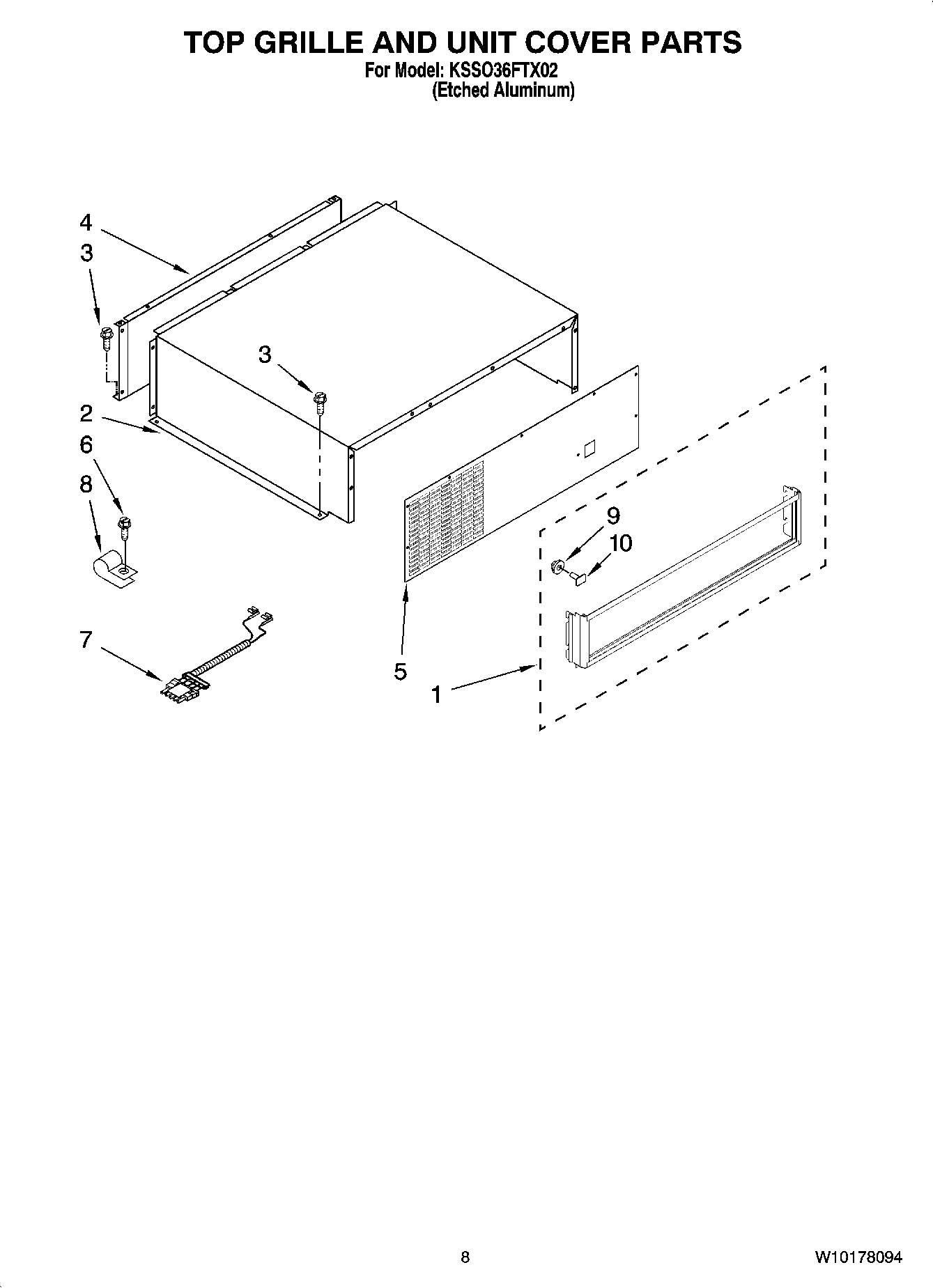 06 - TOP GRILLE AND UNIT COVER PARTS