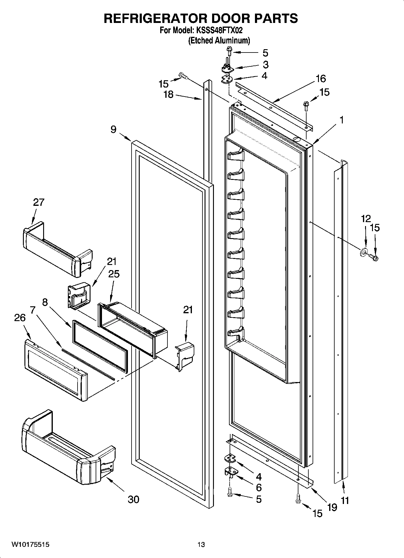09 - REFRIGERATOR DOOR PARTS