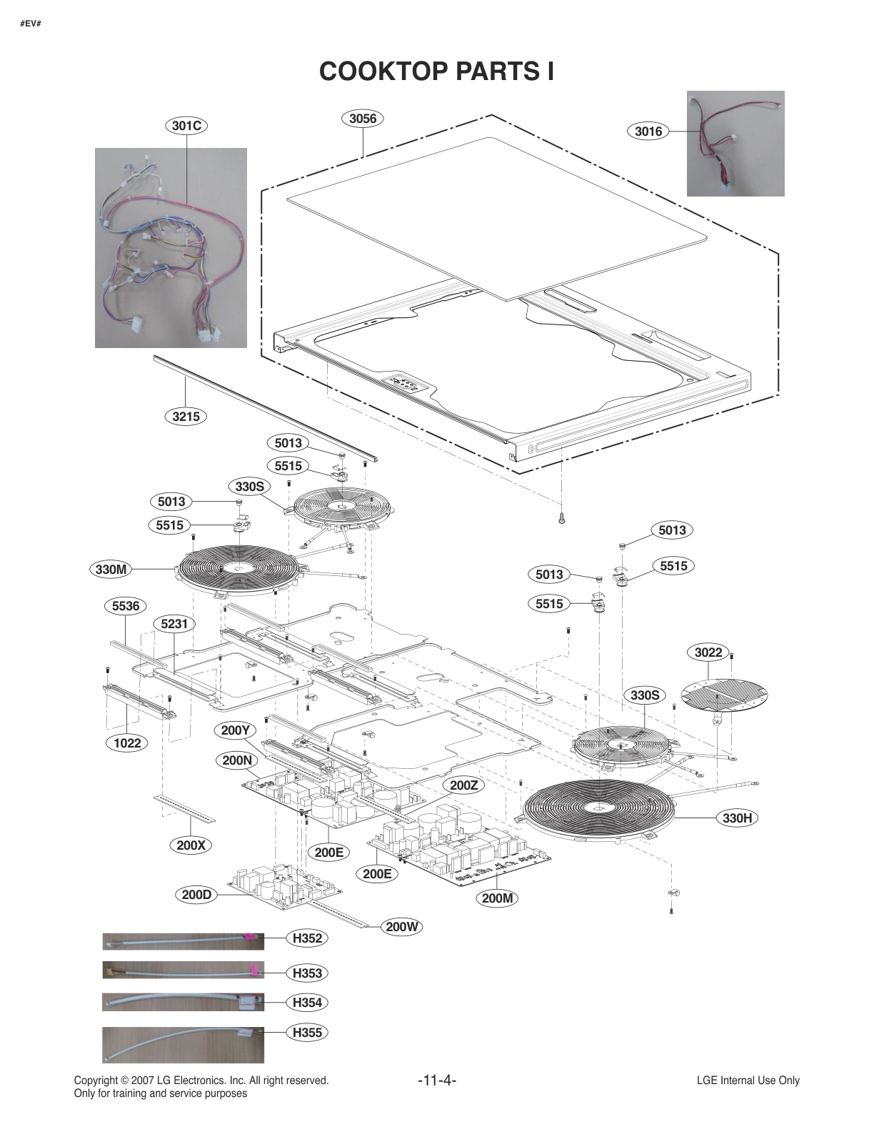 COOKTOP PARTS