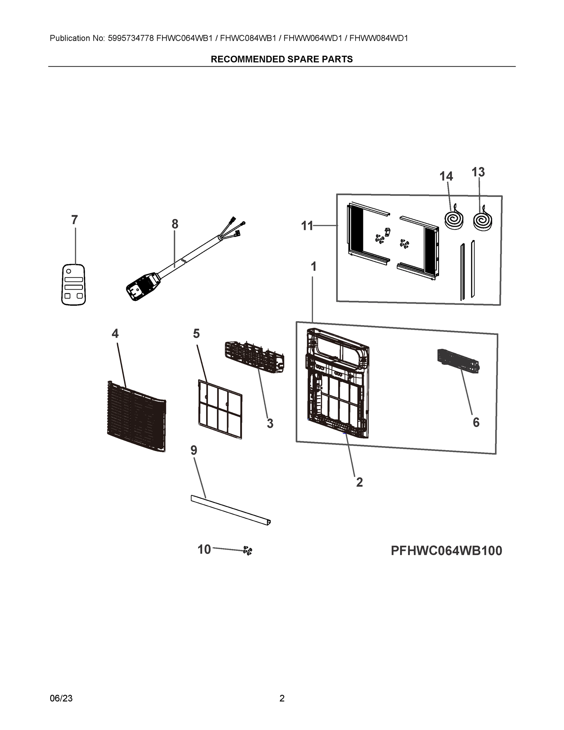 02 - RECOMMENDED SPARE PARTS