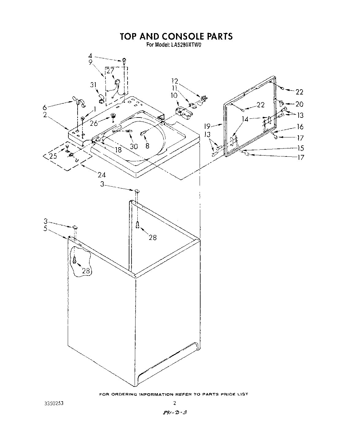 02 - TOP AND CONSOLE , LITERATURE AND OPTIONAL
