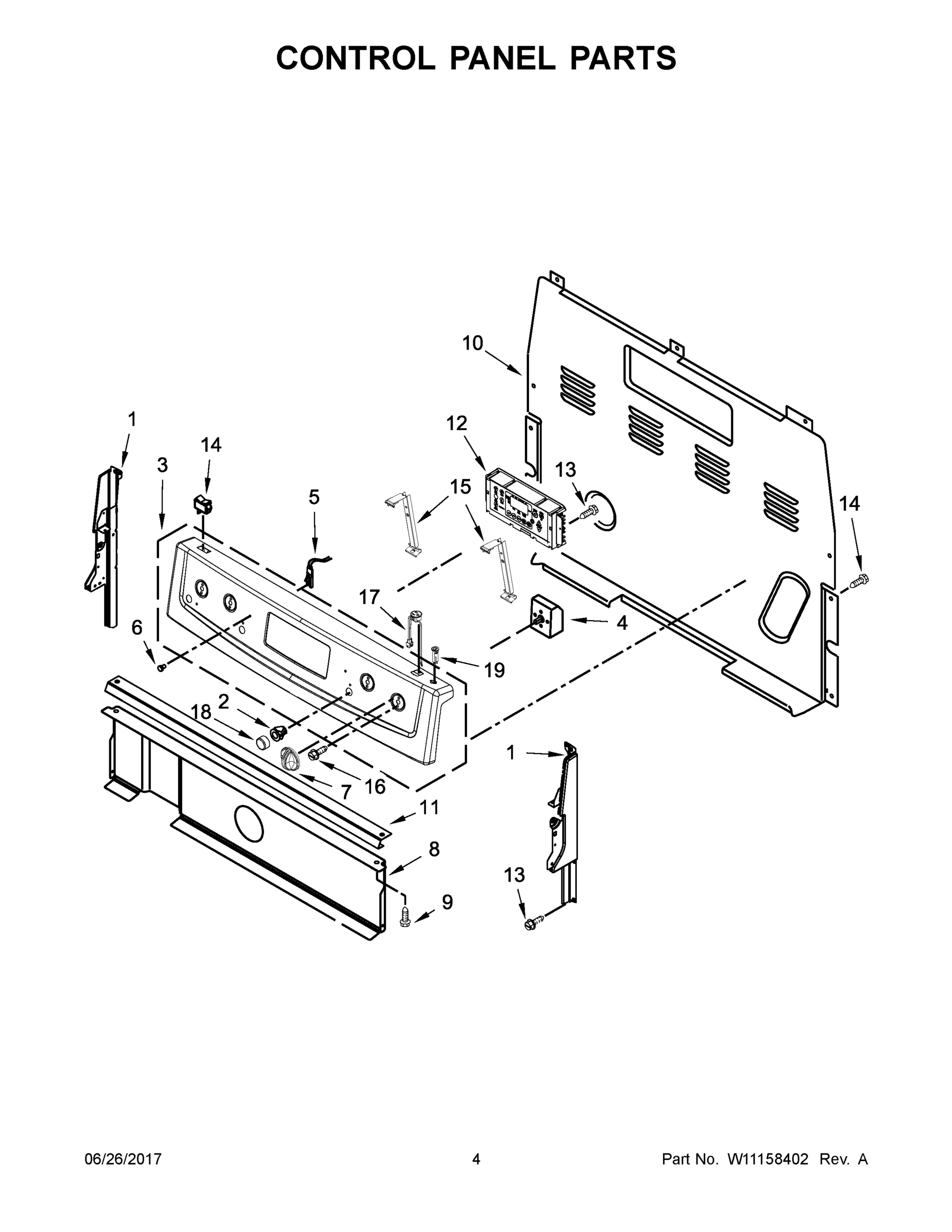 03 - CONTROL PANEL PARTS