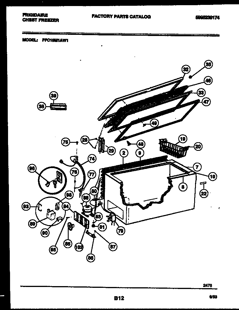02 - CHEST FREEZER PARTS