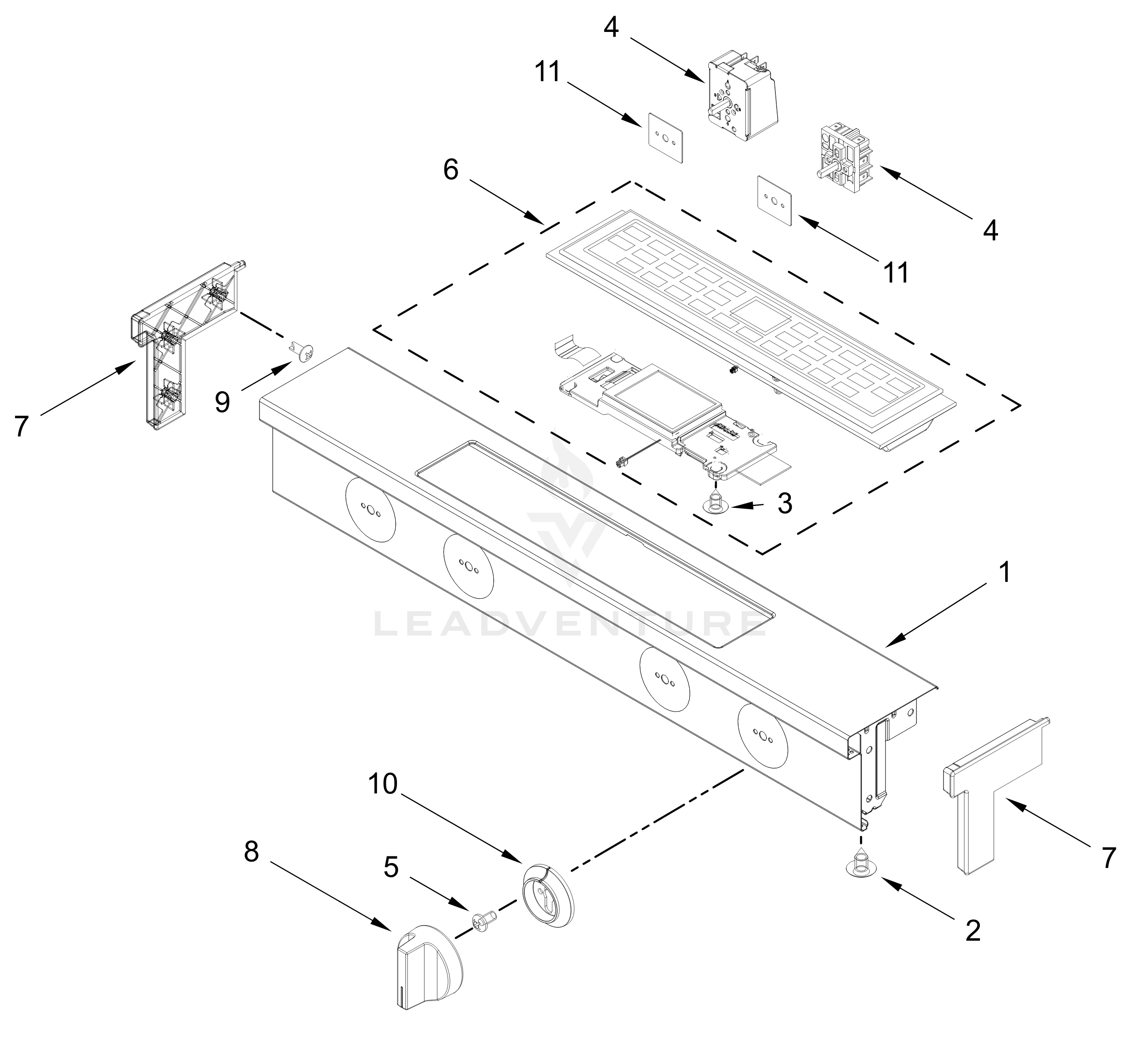 CONTROL PANEL PARTS