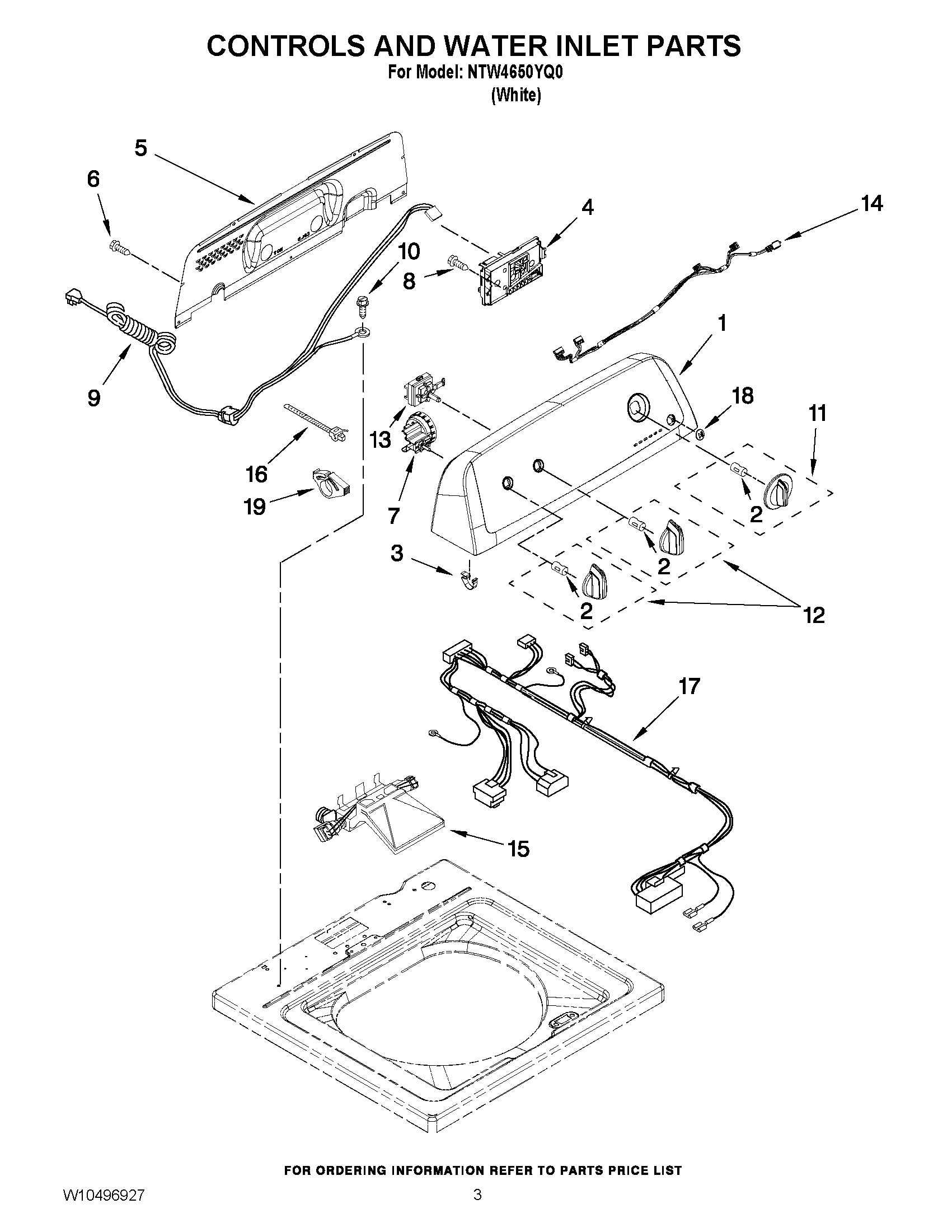 02 - CONTROLS AND WATER INLET PARTS