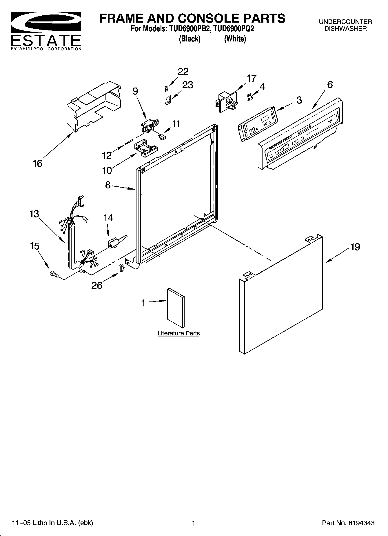 01 - FRAME AND CONSOLE PARTS