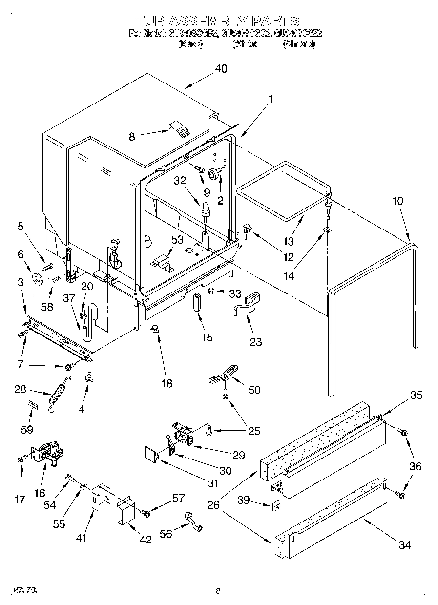 03 - TUB ASSEMBLY