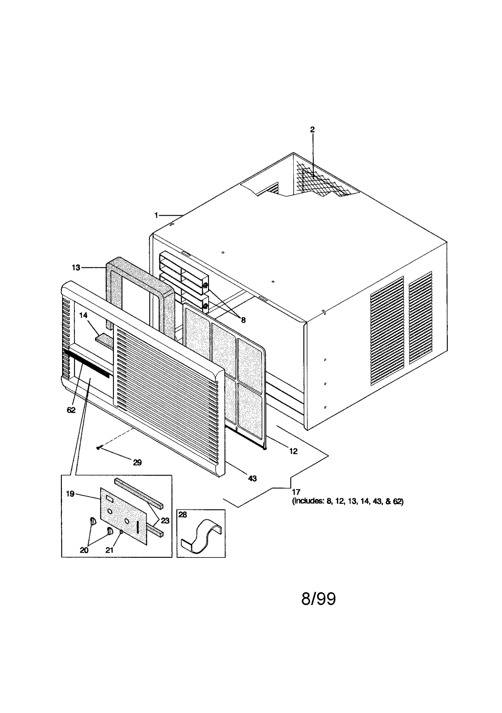 CABINET FRONT AND WRAPPER