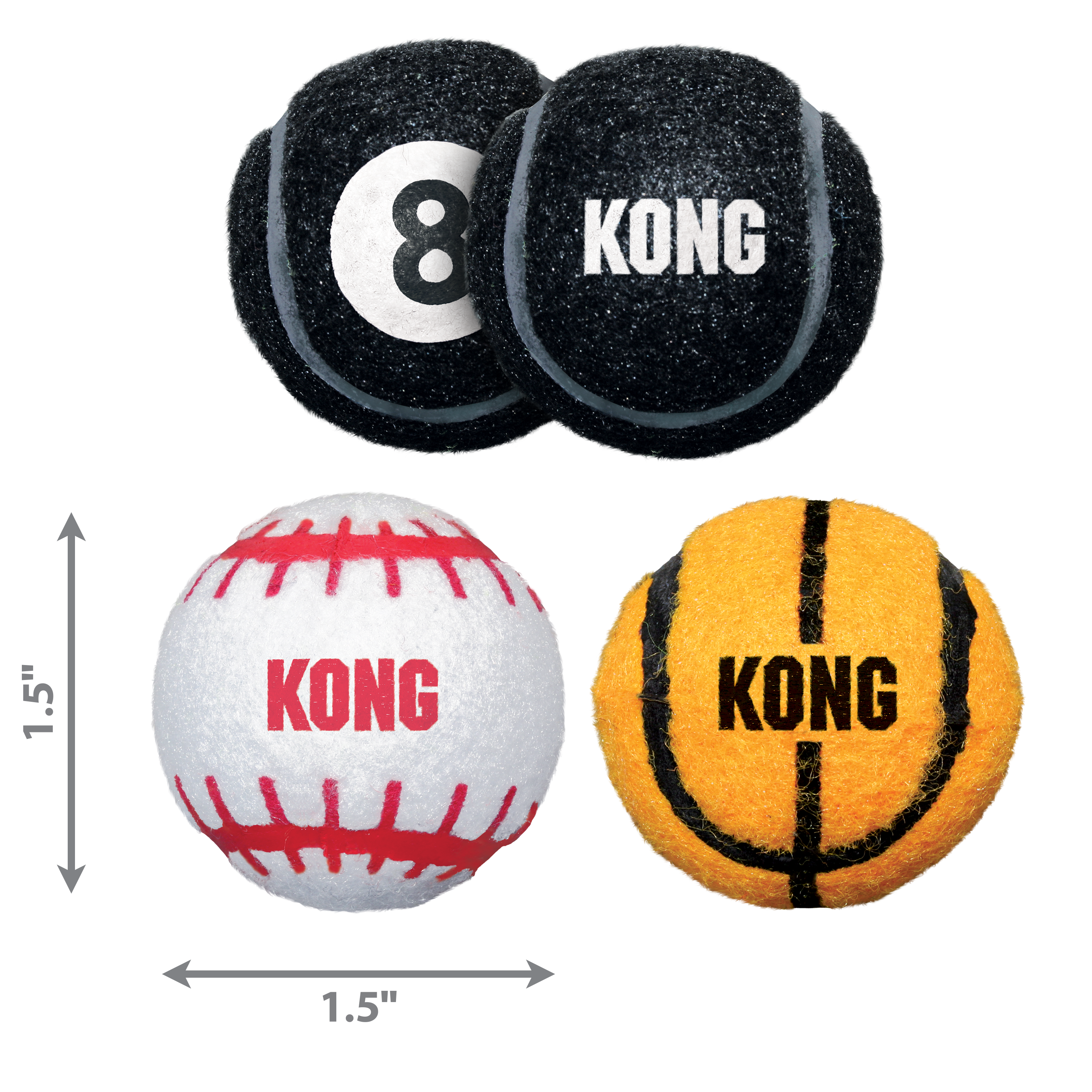 Sportballen 3-pk dimoffpack product afbeelding