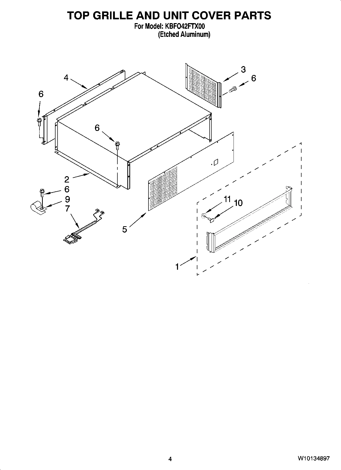 03 - TOP GRILLE AND UNIT COVER PARTS