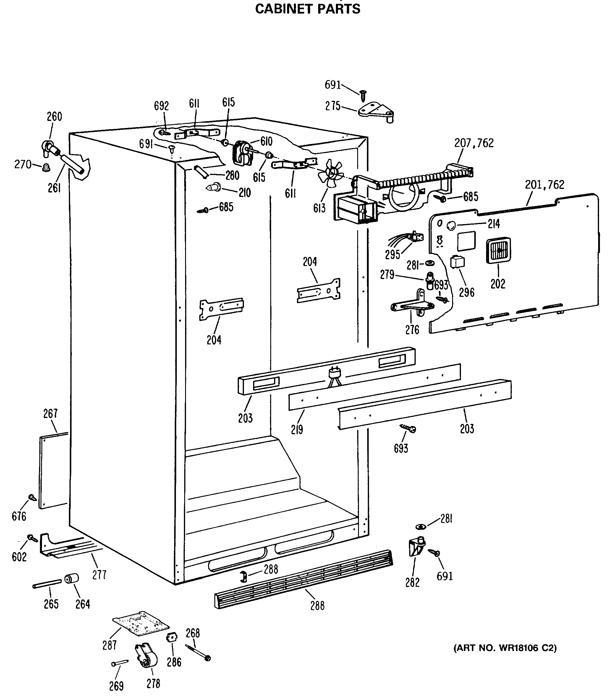 CABINET PARTS